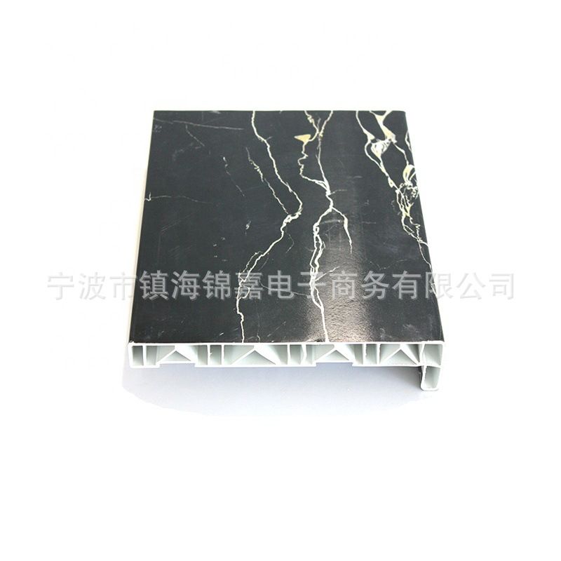 PVC窗台板 厂家提供塑料制品 白色木纹线板 可定购工程建材