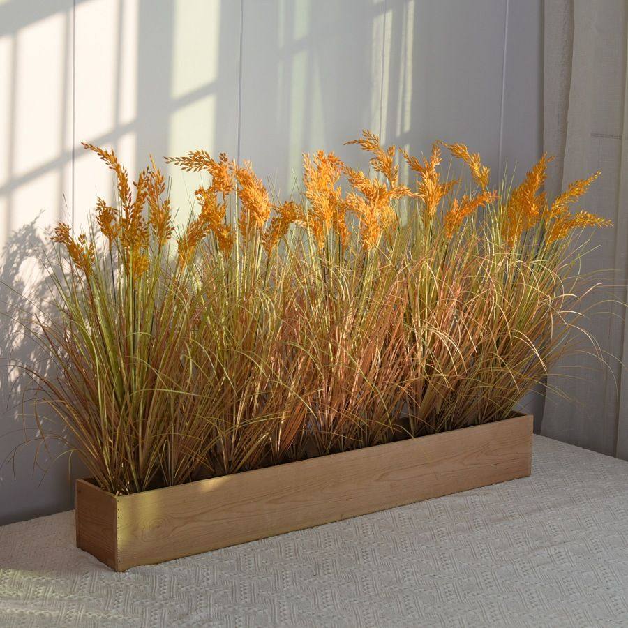 绿植稻谷水稻麦穗花排假花干花塑料花户外室内摆件造景装饰,家居饰品,仿真植物盆景,淘宝优惠券,粉丝福利购,淘宝优惠卷