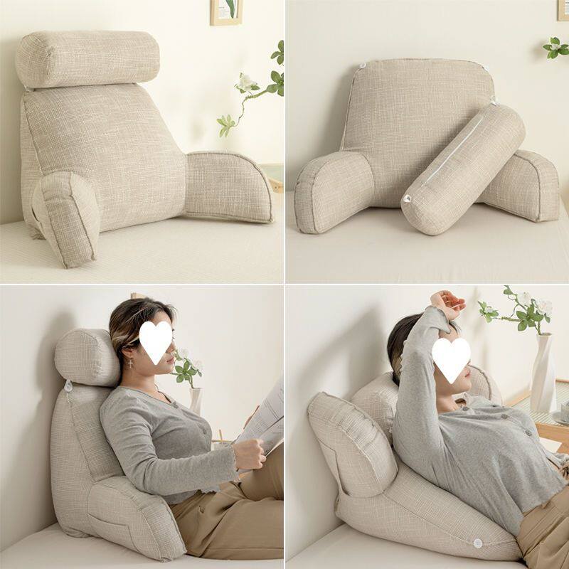 护腰靠枕可拆洗床头靠垫床上靠背软包沙发办公室座椅抱枕头单人