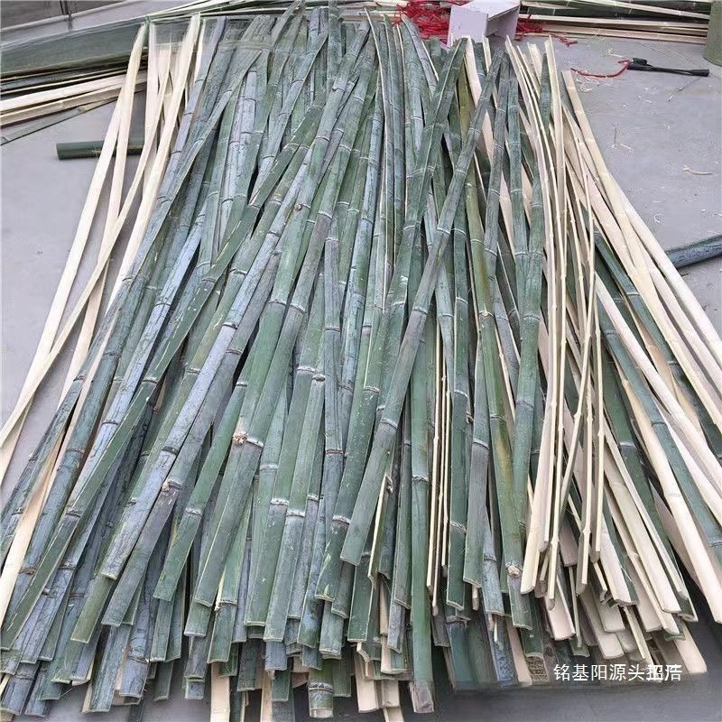 竹片毛竹片条竹批子蔬菜农用竹条竹子温室龙骨大棚骨架竹条楠竹