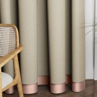 窗帘加长下摆自粘缝隙遮光条加厚防风卧室落地窗底部延长漏光神器