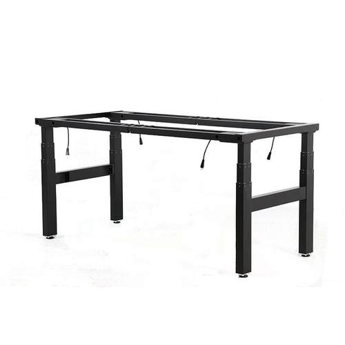 电动升降会议桌腿电脑办公家用学习桌架双电机3腿书桌4电机工作台