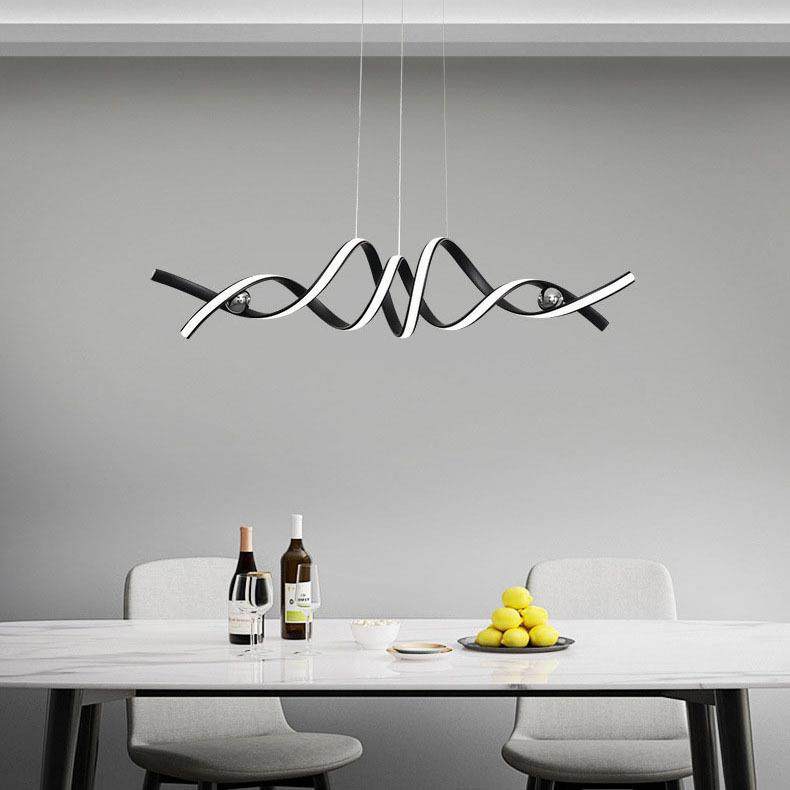 古镇餐厅吊灯1米线条护眼智能语音高亮度吧台吊灯,家装灯饰光源,智能吊灯,淘宝优惠券,粉丝福利购,淘宝优惠卷