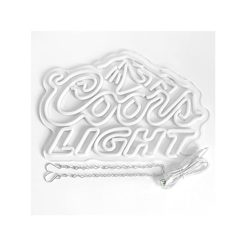 霓虹灯发光字led灯牌广告牌酒吧字母氛围灯装饰logo背景墙