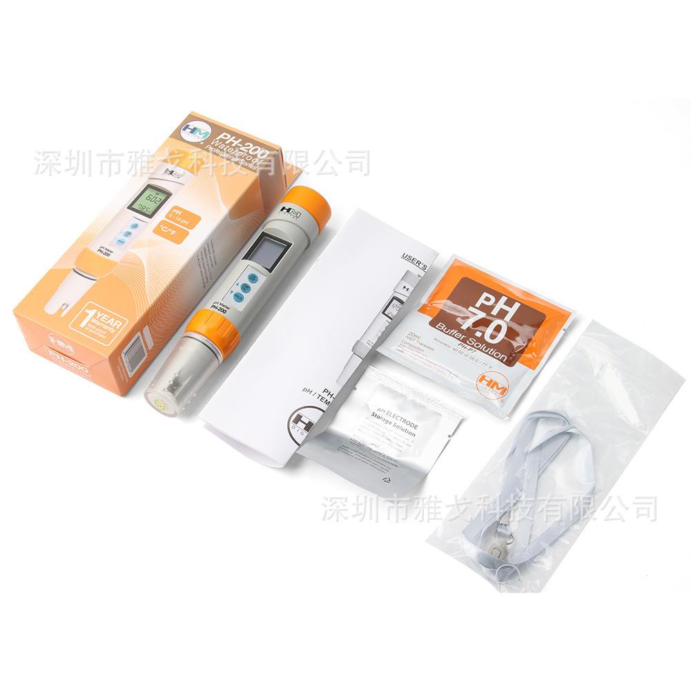 PH-200水质检测仪PH计酸碱度测试仪饮用水/泳池测试仪自动校准