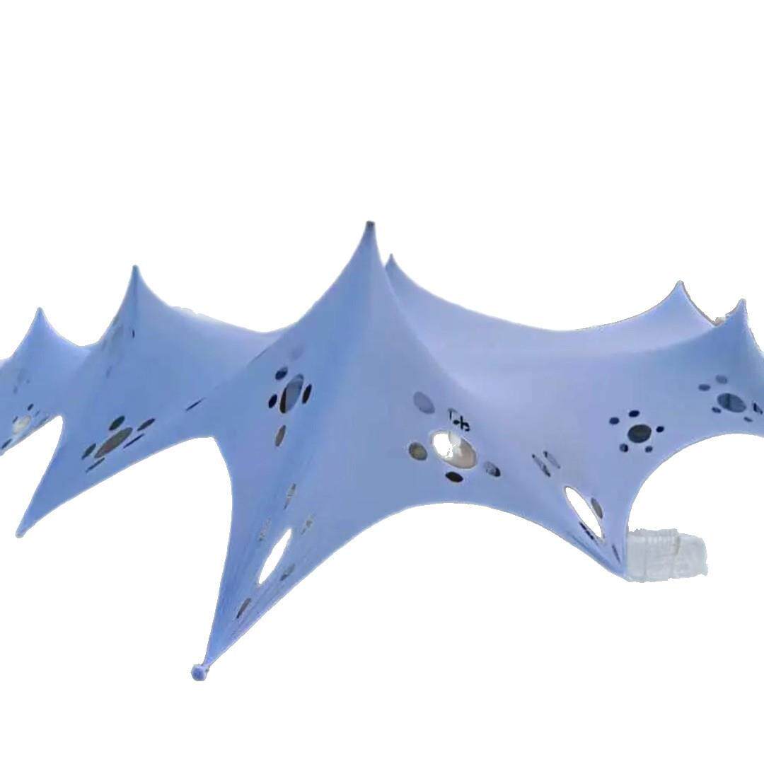 新款户外网红营地超大型弹力帐篷加厚防雨防晒隔热遮阳天幕