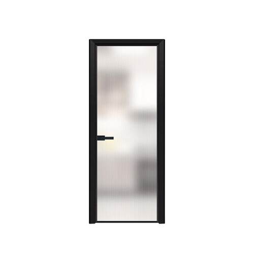 厕所门极窄风卫生间平开门室内中空钢化玻璃隔断隔音平开门定制