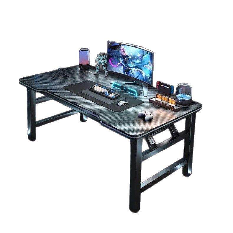 台式碳纤维电脑桌可折叠家用游戏电竞桌卧室出租房简易办公桌书桌
