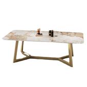 碳素钢大板桌脚餐桌大理石铁艺桌腿岩板茶桌架办公桌脚座金属台脚