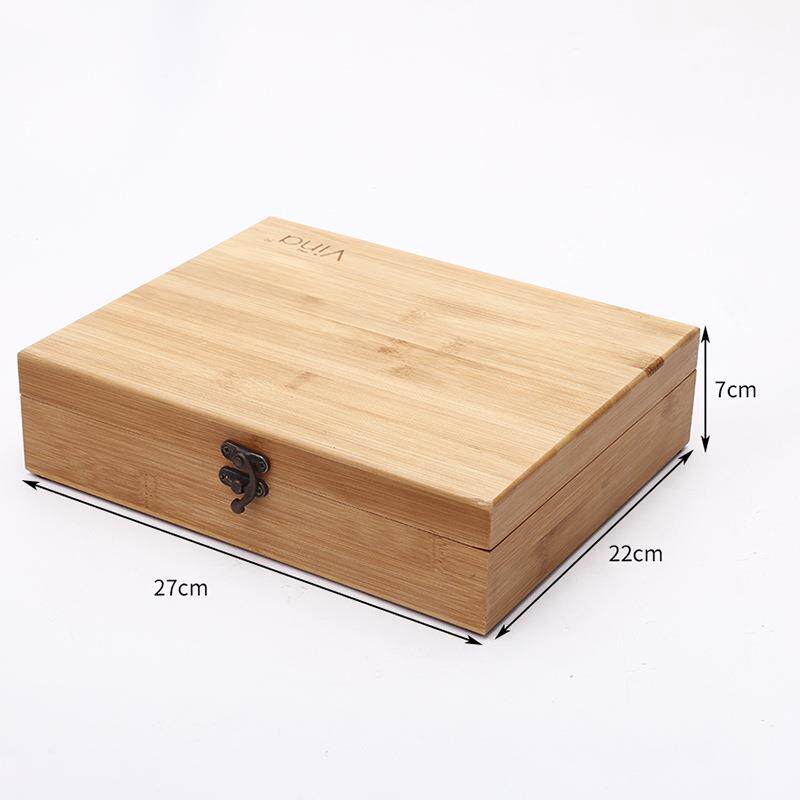 外贸多功能红酒开瓶器原木盒七件套装高档葡萄酒具套装可加印logo