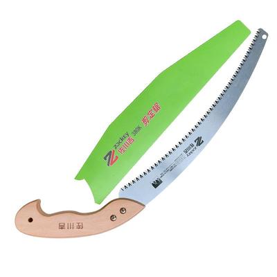 台湾380剪定锯园林园艺修枝锯果树竹子伐木三面磨齿木柄