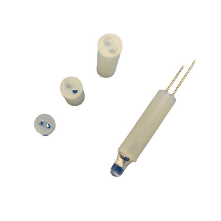 Φ3发光二极管灯柱塑胶尼龙两孔平垫LED4A×1~17mmLED间隔柱圆孔