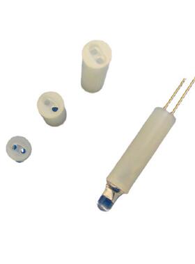 Φ3发光二极管灯柱塑胶尼龙两孔平垫LED4A×1~17mmLED间隔柱圆孔