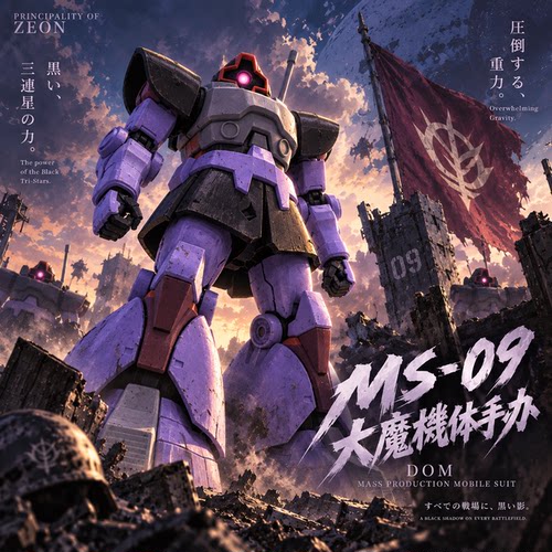 MS-09大魔可动3D打印拼装手办