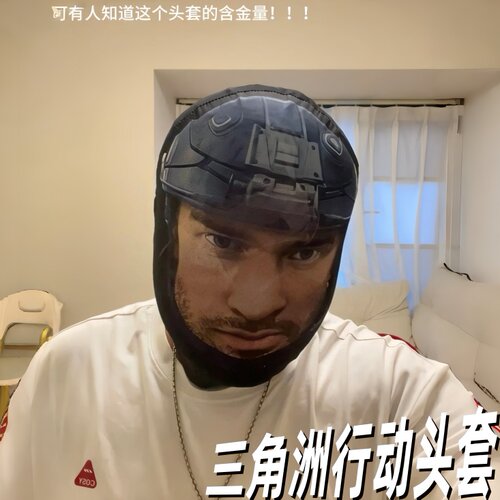 三角洲行动表情包恶搞cos面具