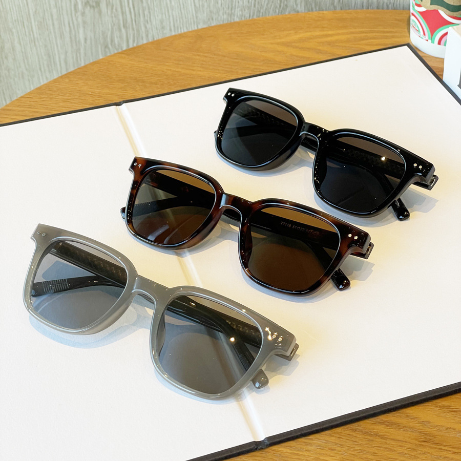 日本品质经典款方形TR板材插芯太阳眼镜男士高级感驾驶开车TR偏光