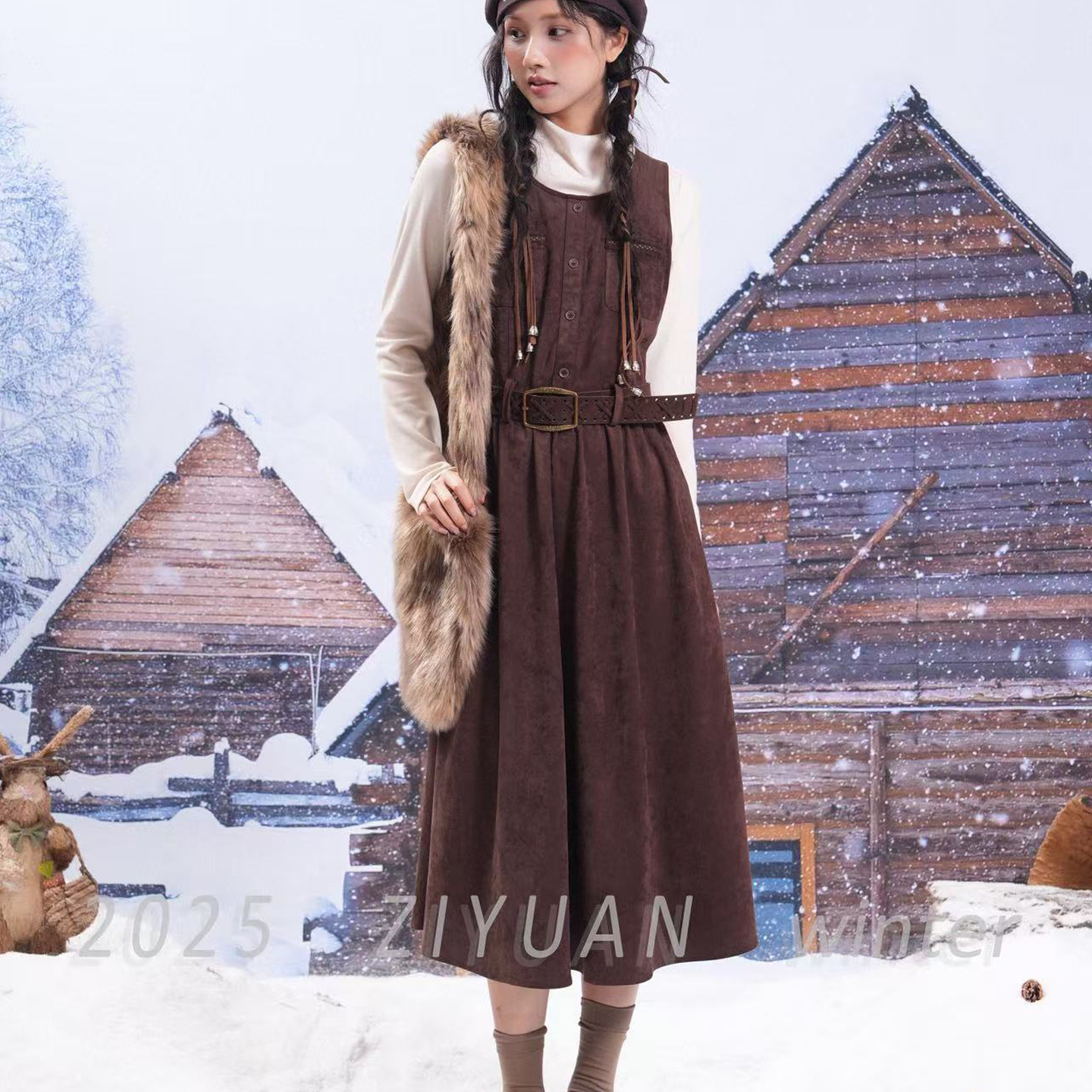 秋季连衣裙女新款轻奢高级感时尚