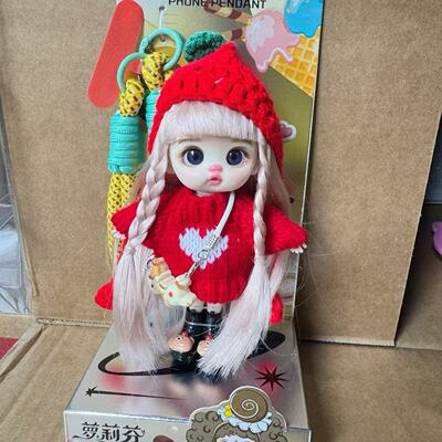 高定网红萝莉芬换装公仔钥匙扣