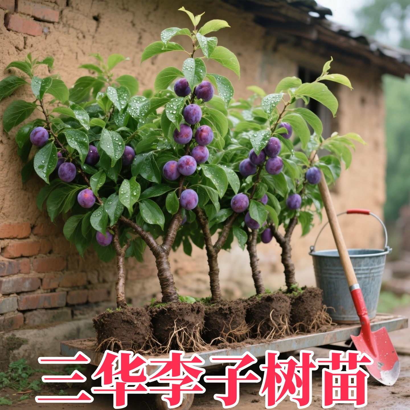 正宗李子树苗贵州六马华新品种水果盆树果苗三阳台栽南方北方种植