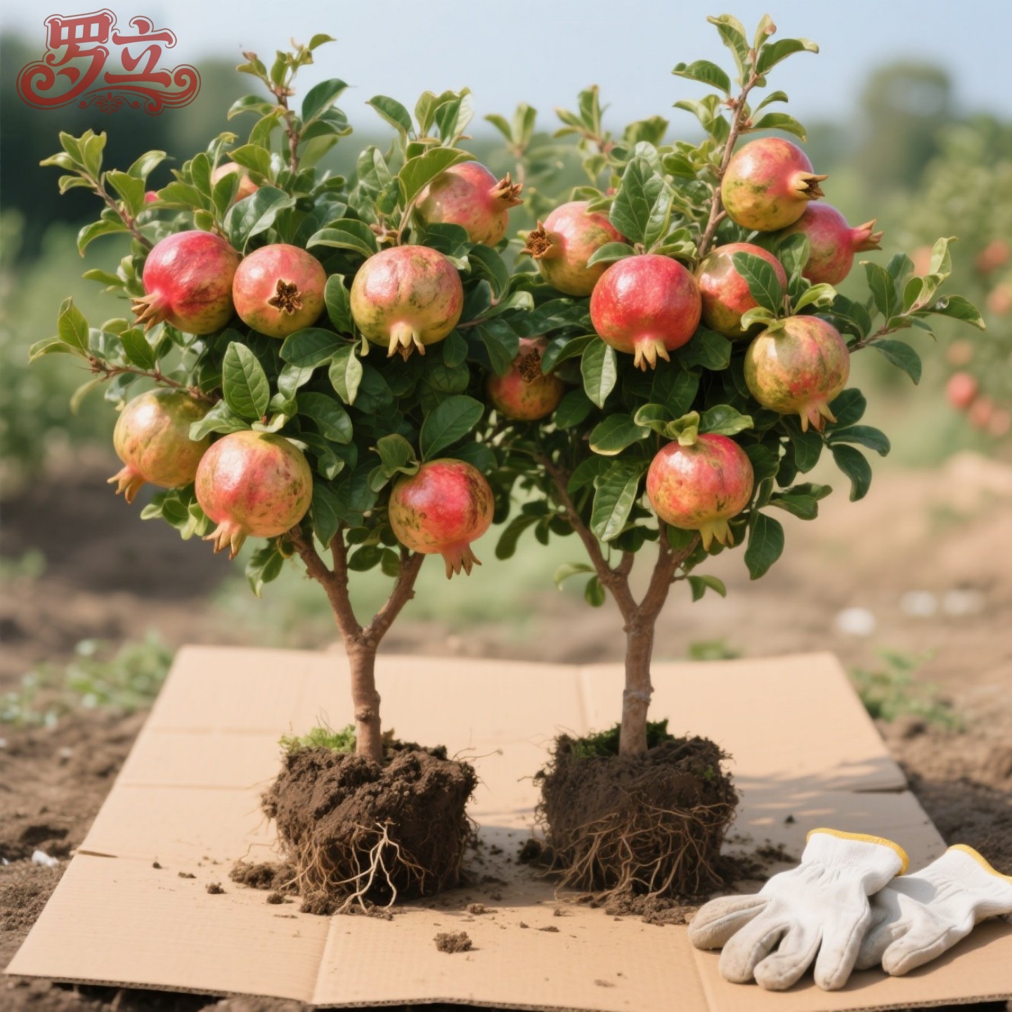 石榴树树苗特大庭院果树盆栽软子嫁接苗会理突尼斯软籽石榴树树苗