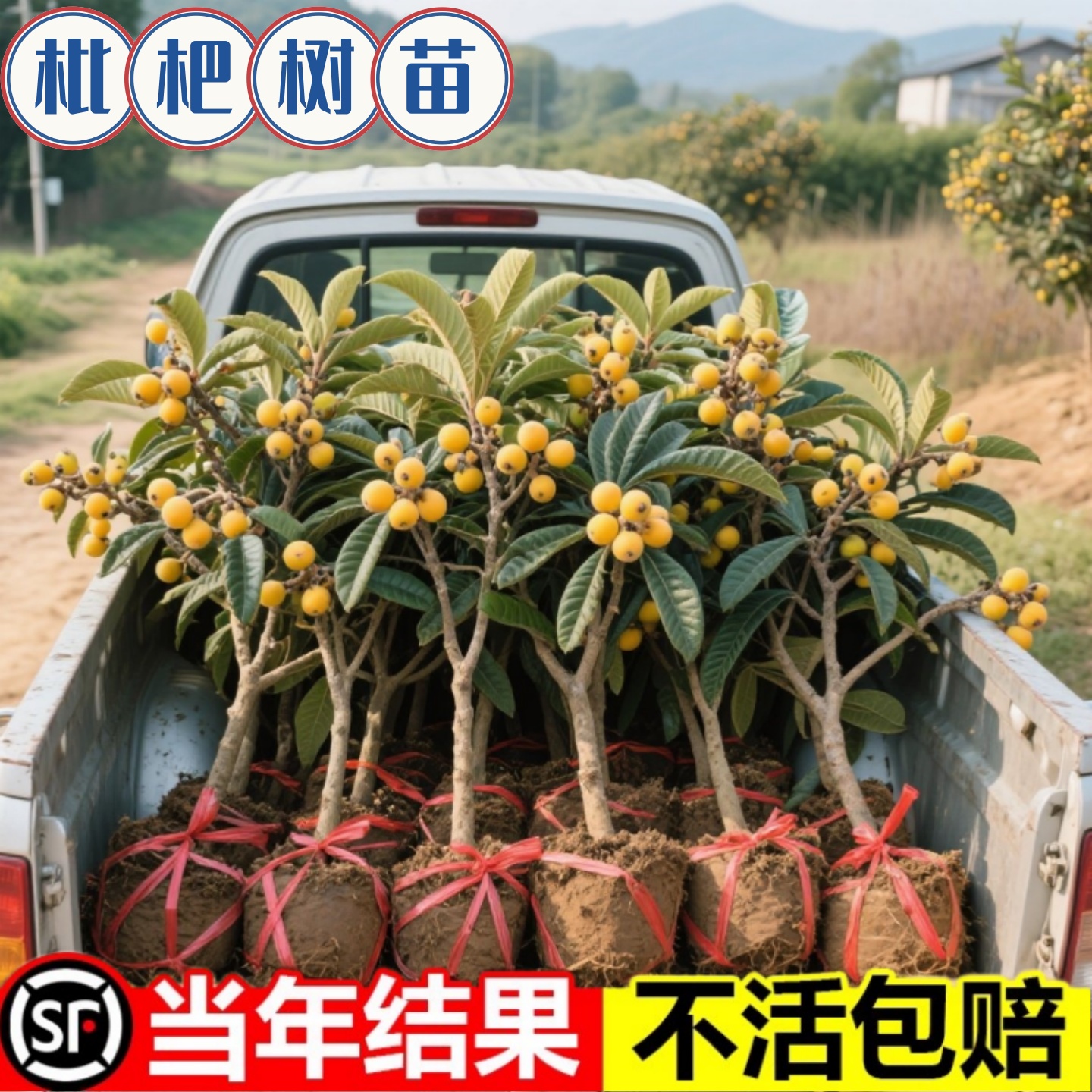 正宗砂糖枇杷苗南方北方种植树枇杷苗盆栽地栽果树当年结果