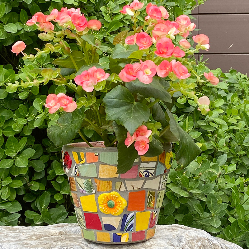 美式欧式手工马赛克工艺花盆花器K庭院阳台窗台露台装饰