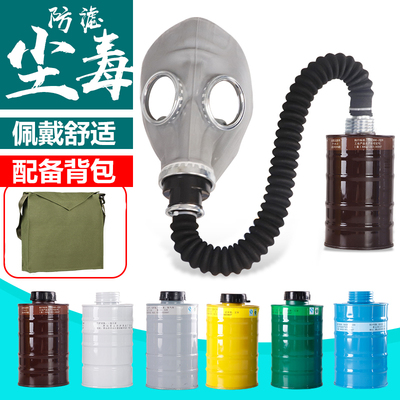 防毒面罩b面具面套喷漆防护全面罩全封闭硅胶全脸面覃俱头罩军生