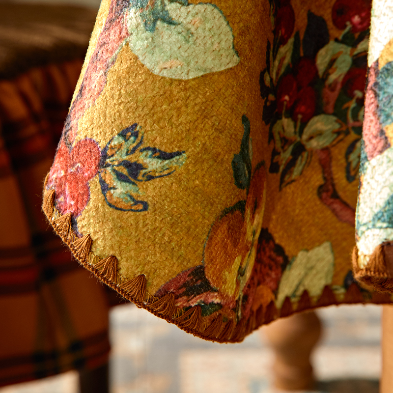 偏爱集美c式复古桌布长方形欧式高档奢华氛围感餐桌台布法式田园