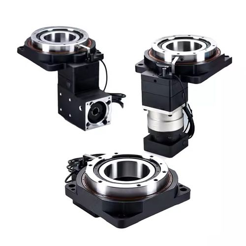 中空旋转平台配伺服步进减速机重载直角中空旋T转平台自动化设备