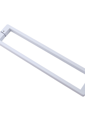 淋浴房拉手浴室玻璃门把手304不锈C钢纯白色乳白色L型移门特厚拉