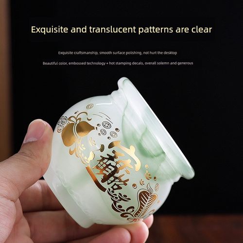 琉璃供水杯佛杯佛前圣水杯观音水杯供养杯佛杯R净化