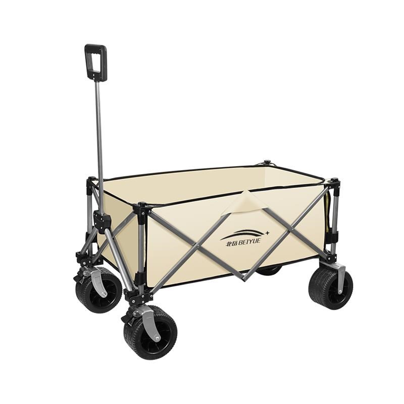 露营车户外野营推l车可折叠快递小推车桌板摆摊手拉拖车野餐营地