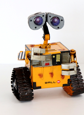 复古机器人总动员瓦力 r模型摆件客厅装饰品工艺品创意 存钱罐礼