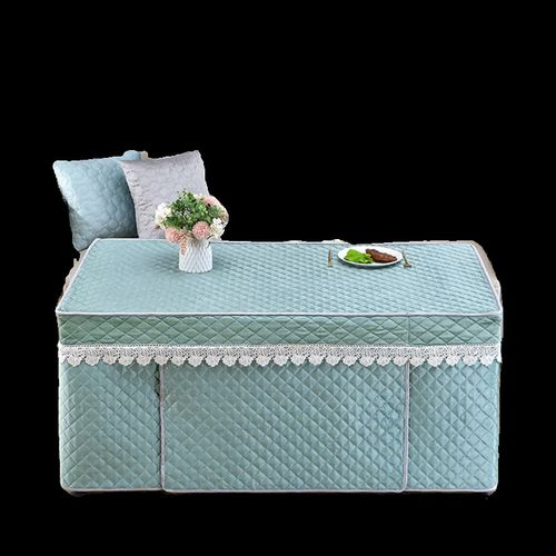 双面绒烤c火罩电暖炉罩套长方形六片取暖茶几罩烤火桌烤火炉套罩