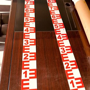 水位测量尺铝e合金烤漆水位标尺不锈钢搪瓷水库观测刻度水深水位