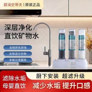 净水器可清洗滤芯 透明厨下式 史蒂夫净水器家用直饮厨房台下式