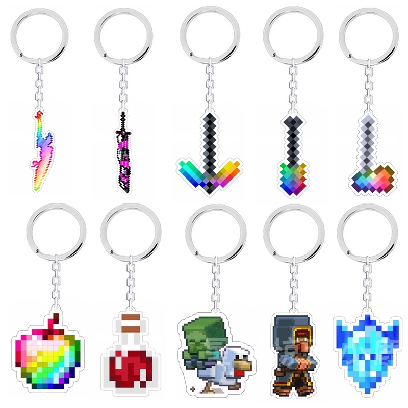 无尽战神之刃钥匙扣双面夹层