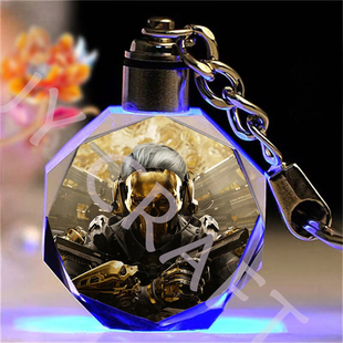 三角洲行动卡通水晶钥匙扣书包挂件新款包挂件送男玩具生日礼物