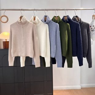 日单秋冬新款女装舒芙蕾拉来你针织开衫毛衣毛衫套头外套480490