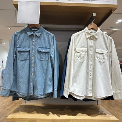 秋季新款全棉工装衬衫长袖空调衫