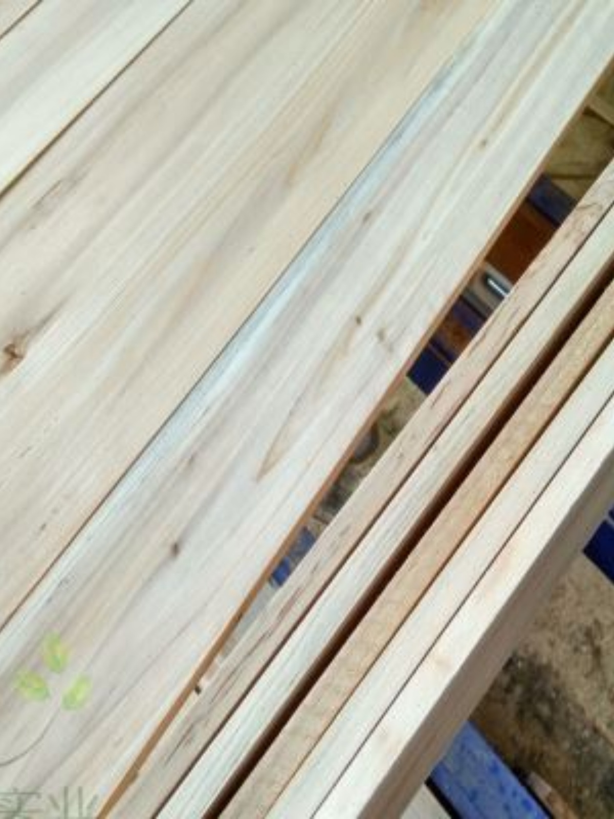 1*10*198CM杉木无槽原木护墙板木条木方实木板材吊顶板装饰扣板