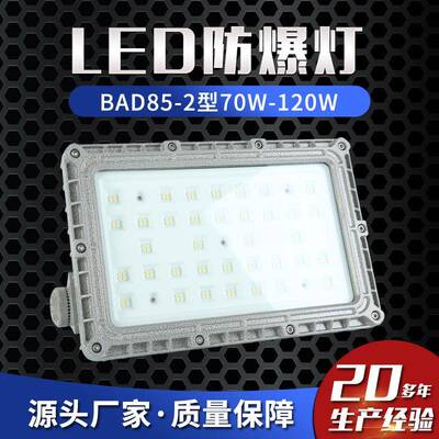 LED防爆灯BAD85-2型70W-120W防爆泛光灯 防爆投光灯 防爆马路灯