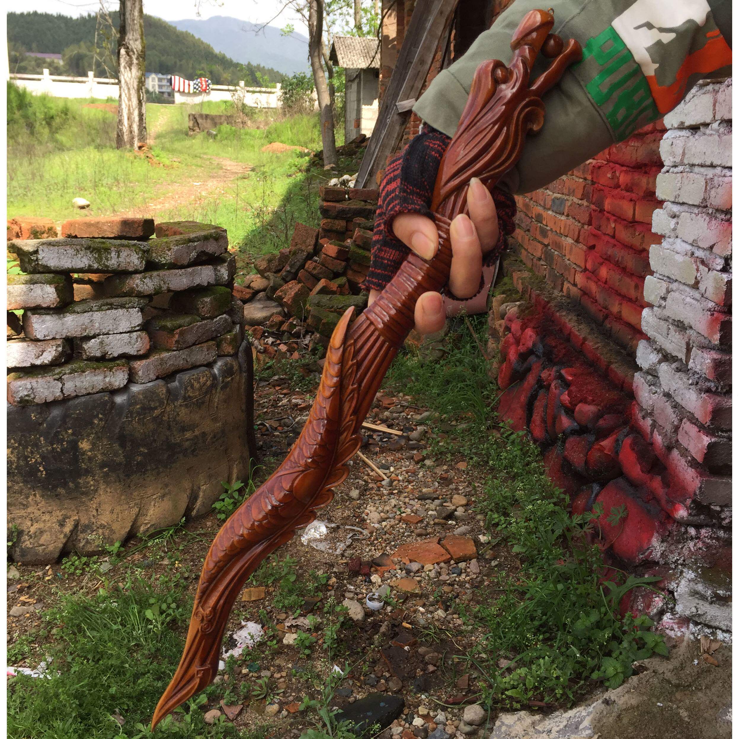 木剑兵器勇者大冒险惊蛰桃木剑神荼木质周边刀剑动漫东阳木雕