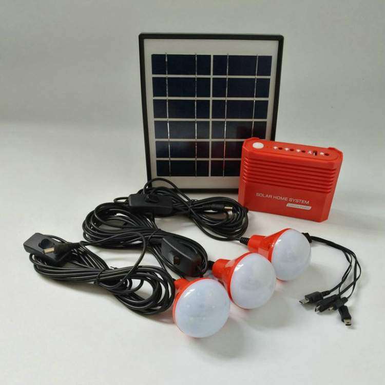 太阳能系统 4W太阳能板 锂电池3.7V/5200MA  不带FM收音机