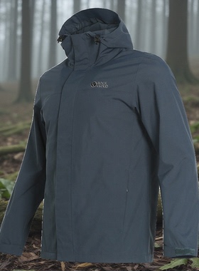 ROCKCLOUD冲锋衣男款户外防风防水登山服外套RWC44001