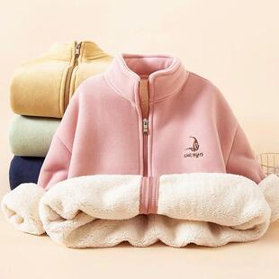 【甜馨专享】【顾奈】儿童奥粒绒外套秋冬男女童加绒保暖上衣