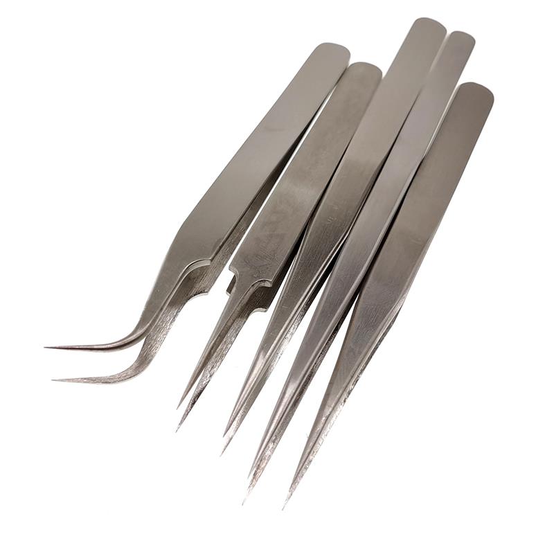 ATHLET不锈钢防磁耐酸碱尖型尖镊子精密夹 ST-10 11 12 13 14  15