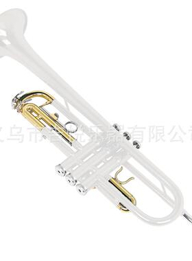 白金业色小号铜专管西乐器降B调RBU洋三音小号学生初学者成人演奏