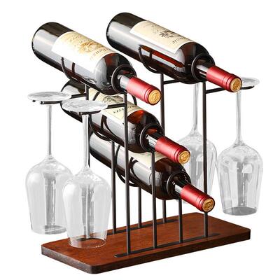直供杯创意红酒杯架高BEH脚杯倒挂酒架家用架悬挂红酒架实木