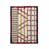 新轻品几何奢针奥芙格织毯客芙厅发毯户外沙搭配毯奥格